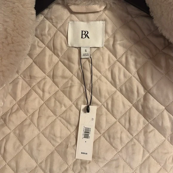 Banana Republic Sherpa Jacket Coat Faux Fur